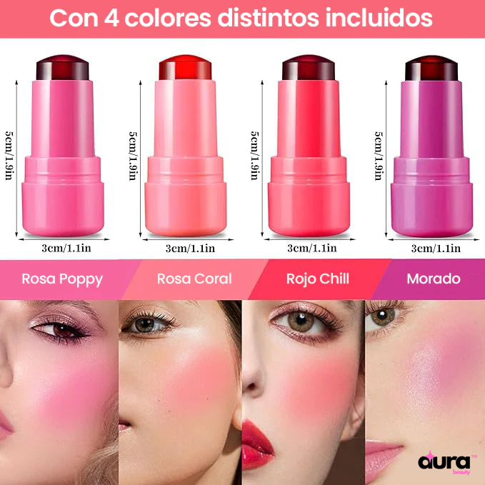 Maquillaje Natural Aura™ - Pack de 4💄